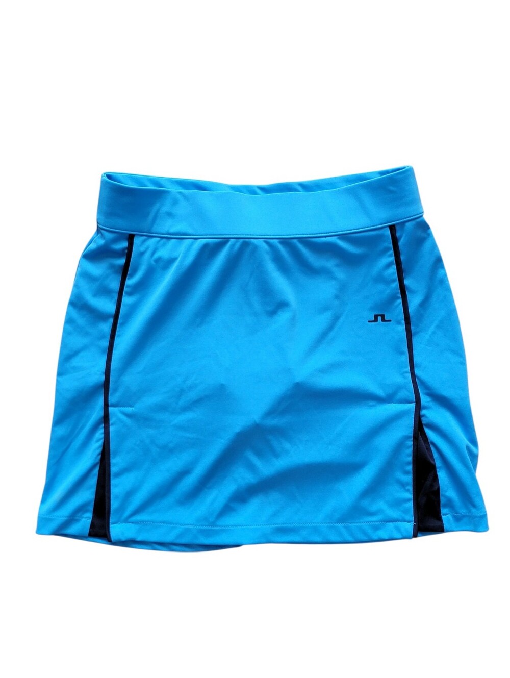 J Lindeberg Julia Golf Skort Skirt w/ Shorts Blue Zip Pocket Polyester Spandex S
